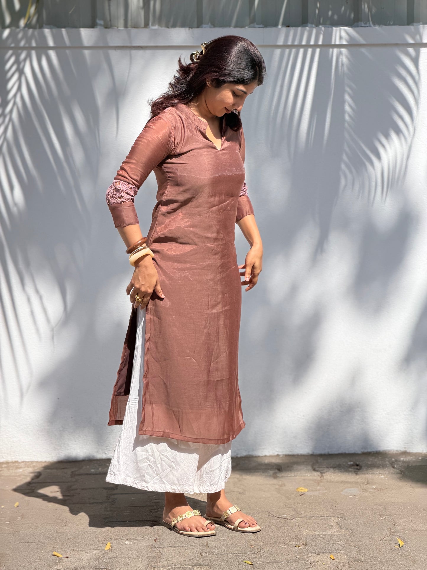 Elara Mocha Kurta
