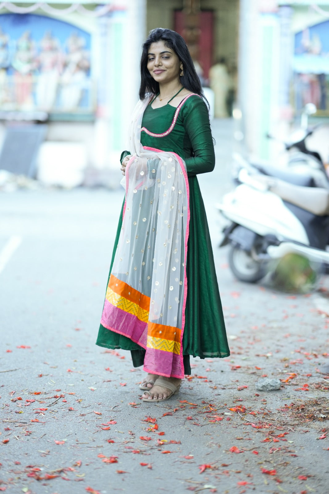 Saara Emerald Anarkali