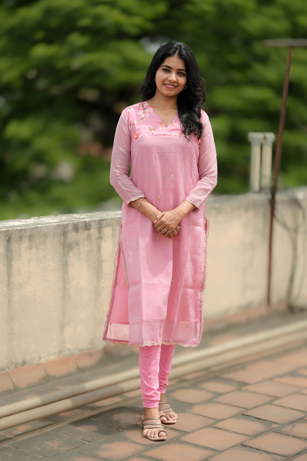 Nila - Pink Bloom Kurta