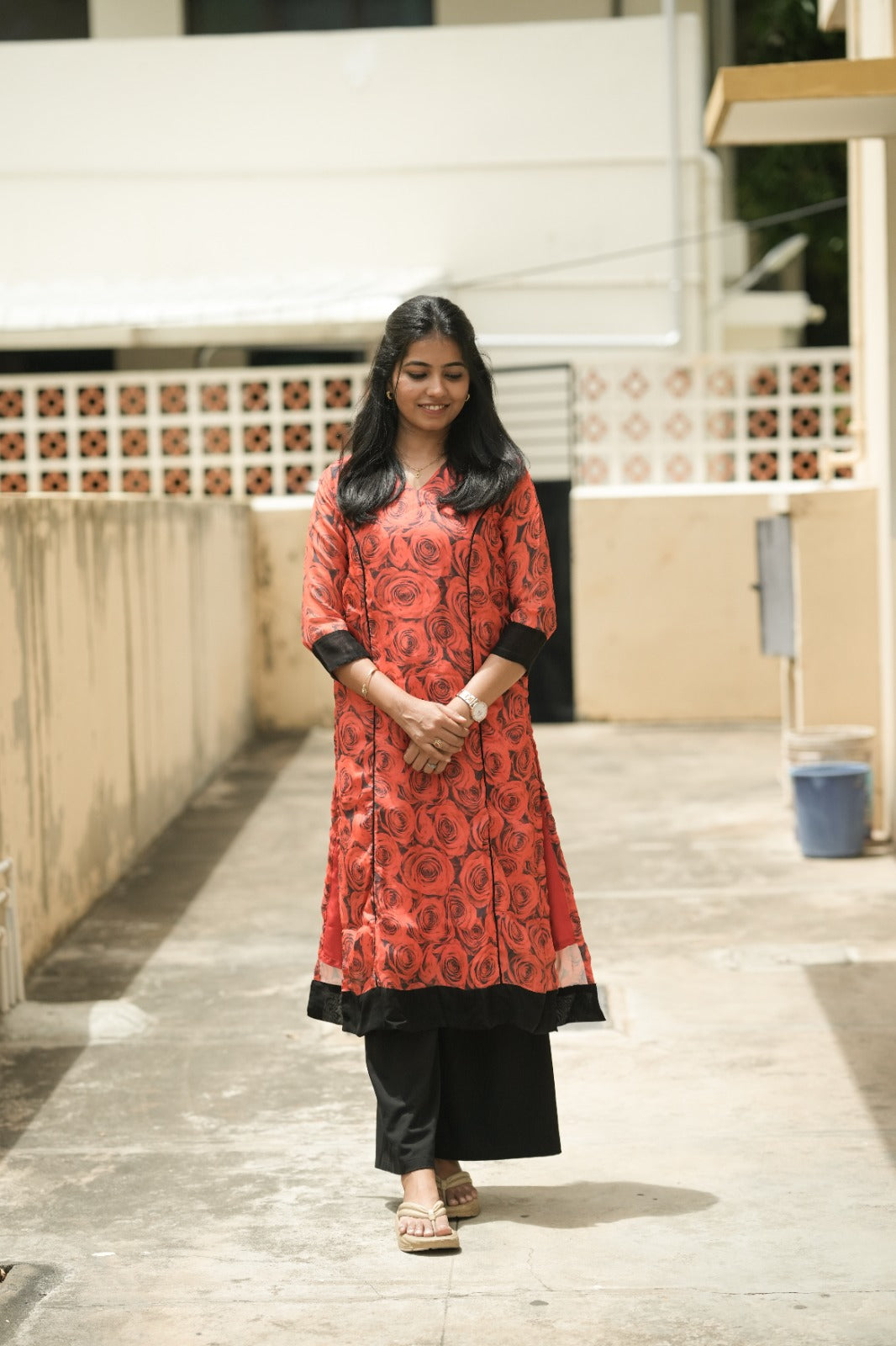 Crimson Rose Kurta