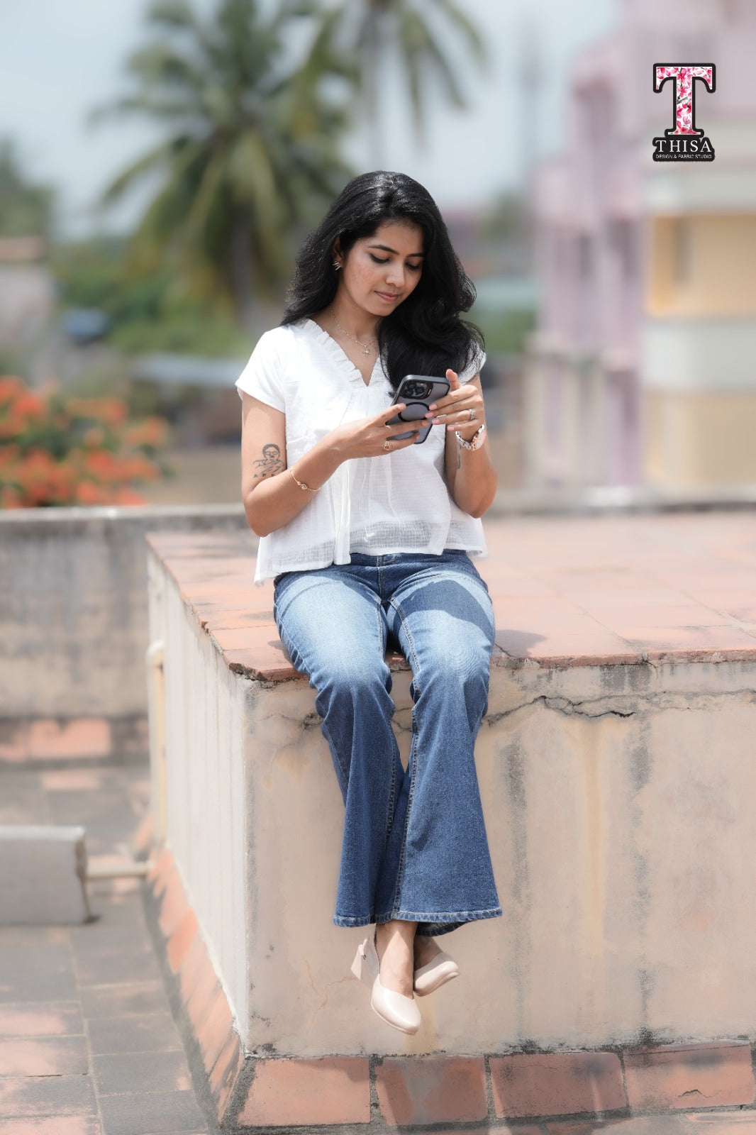 Luna White Edit Top