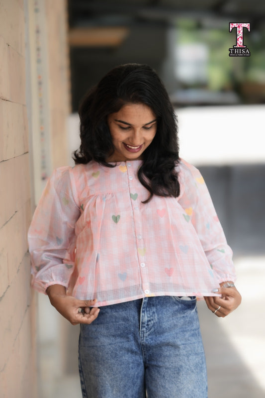 Blush Heart Breeze Top