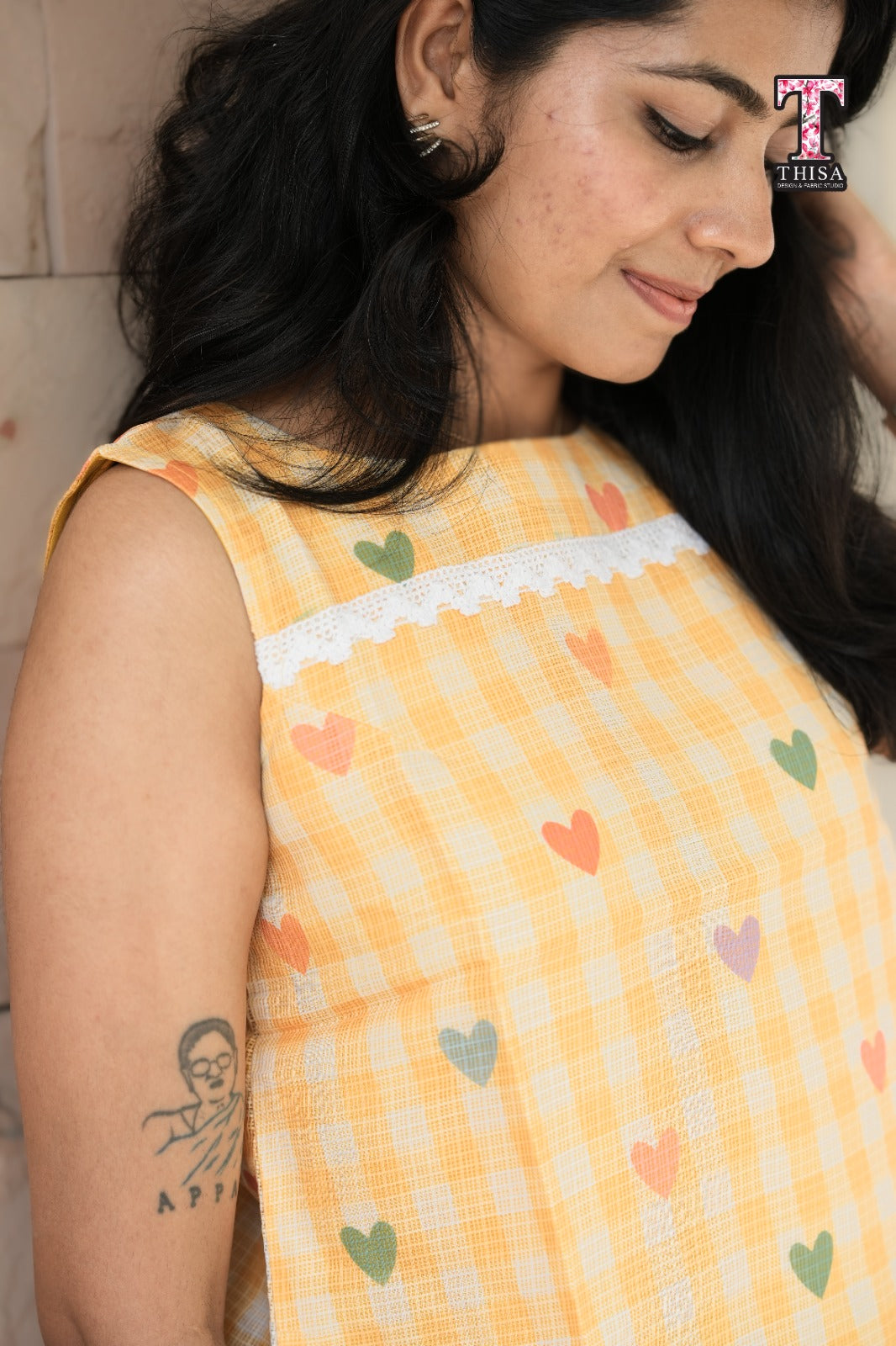 Sunheart Gingham Top