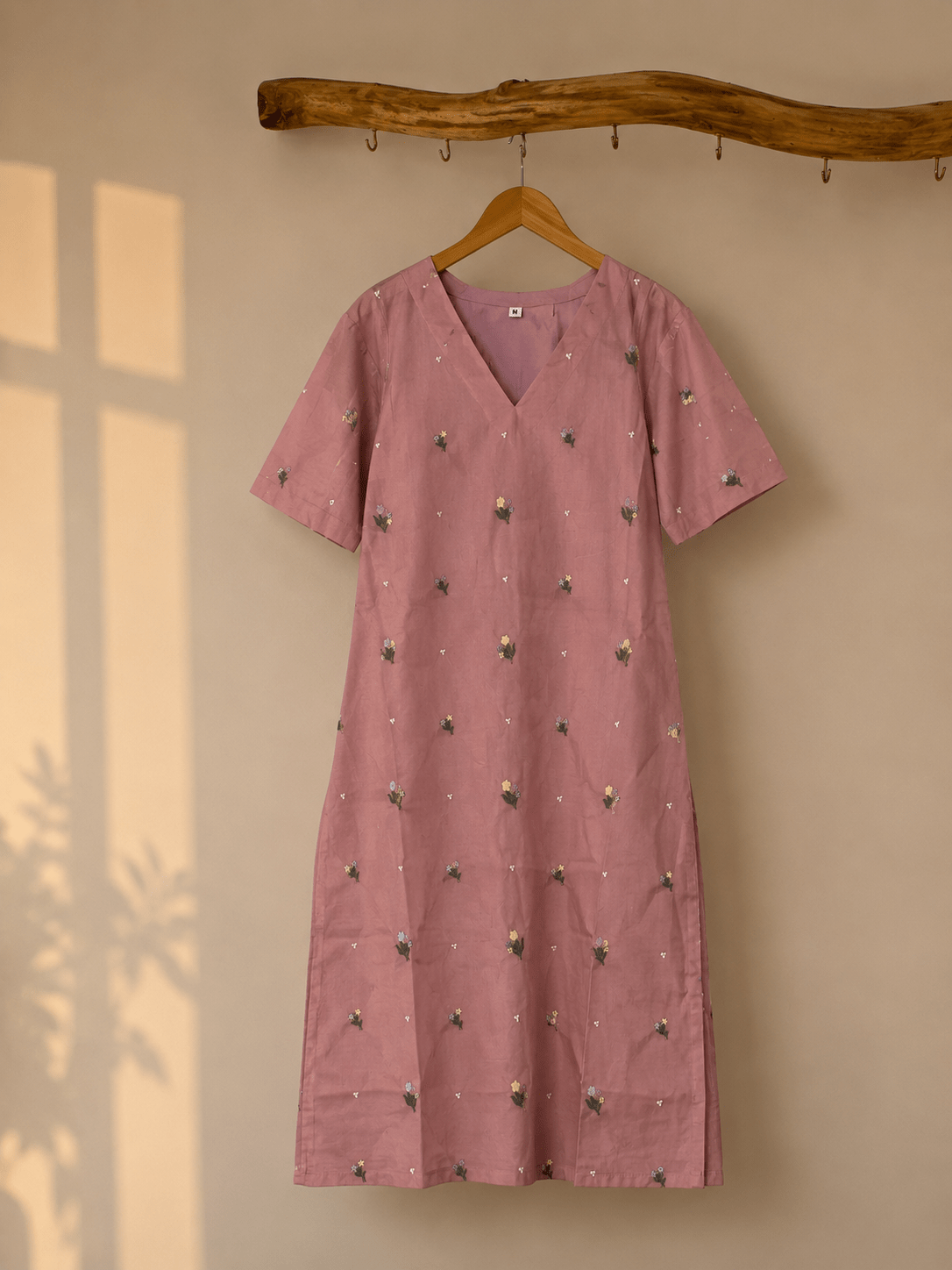 Rosalie Meadow Embroidered Kurta - THISA