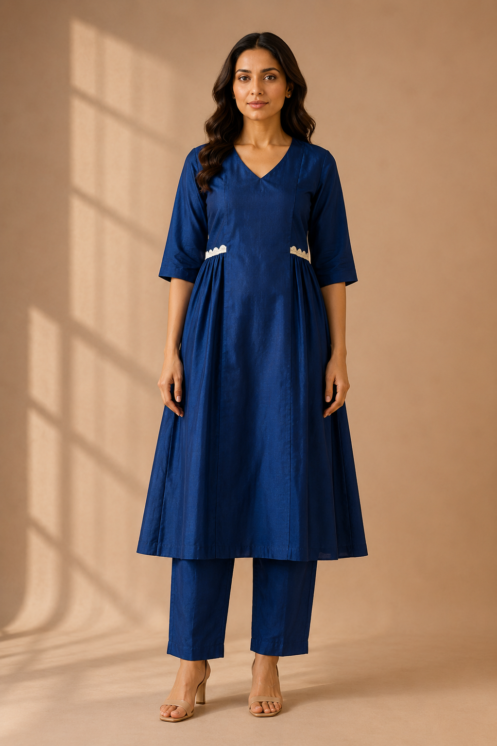 Navya Midnight Sapphire Kurta Set
