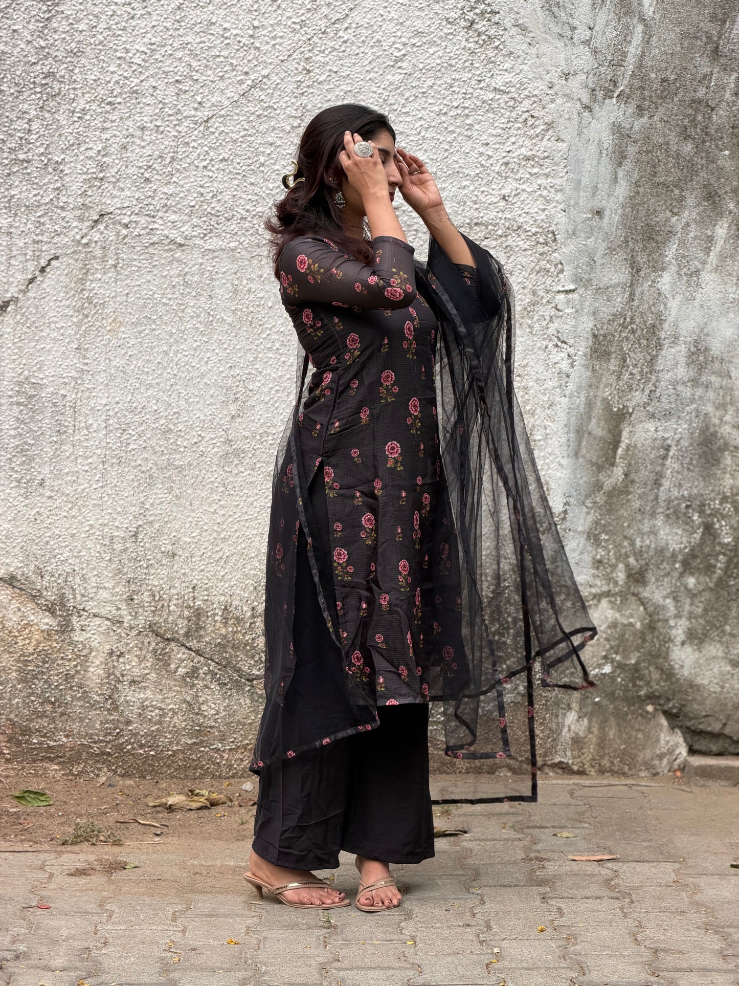 Samaira Midnight Bloom Kurta and Duppatta