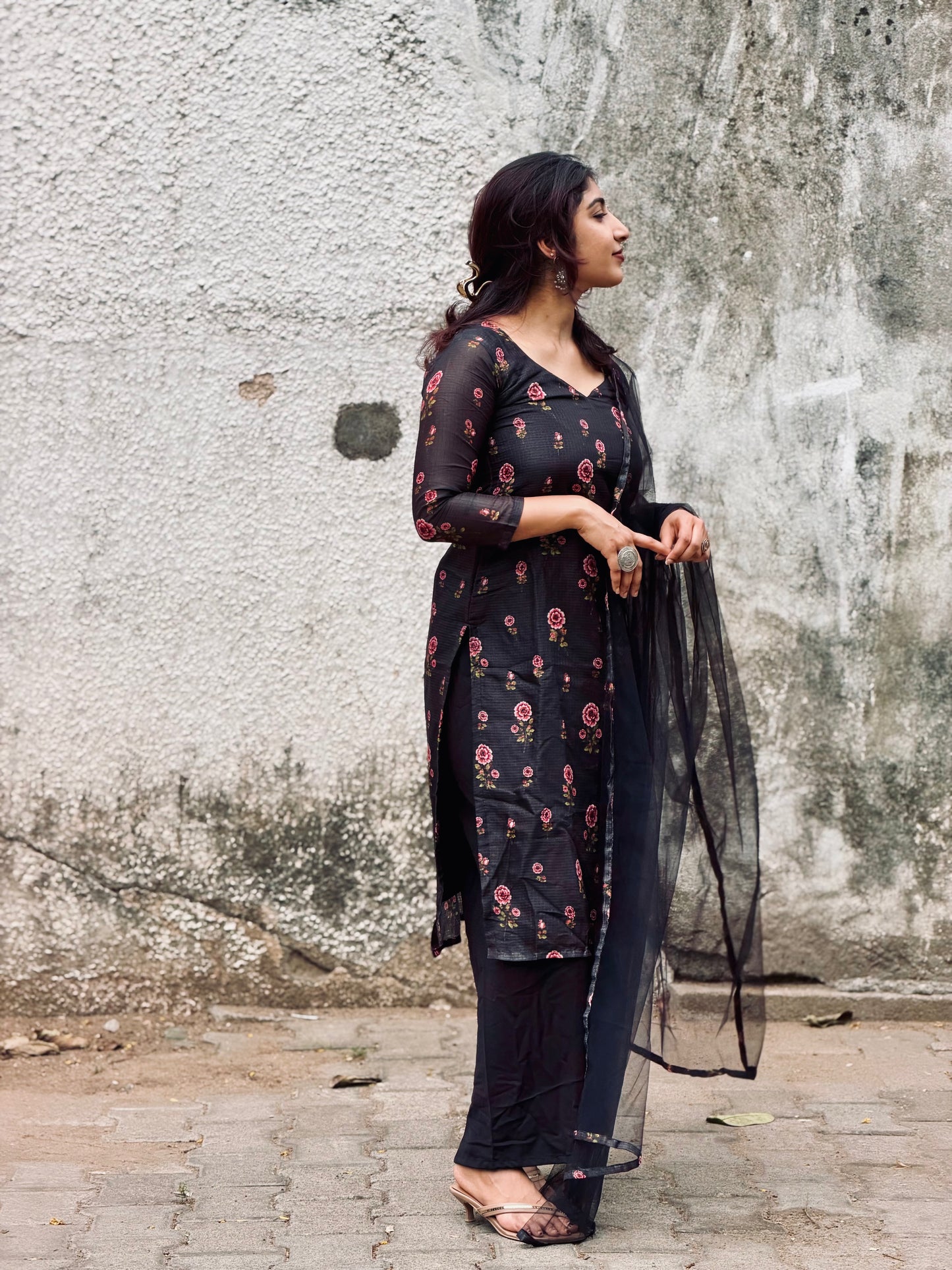 Samaira Midnight Bloom Kurta and Duppatta