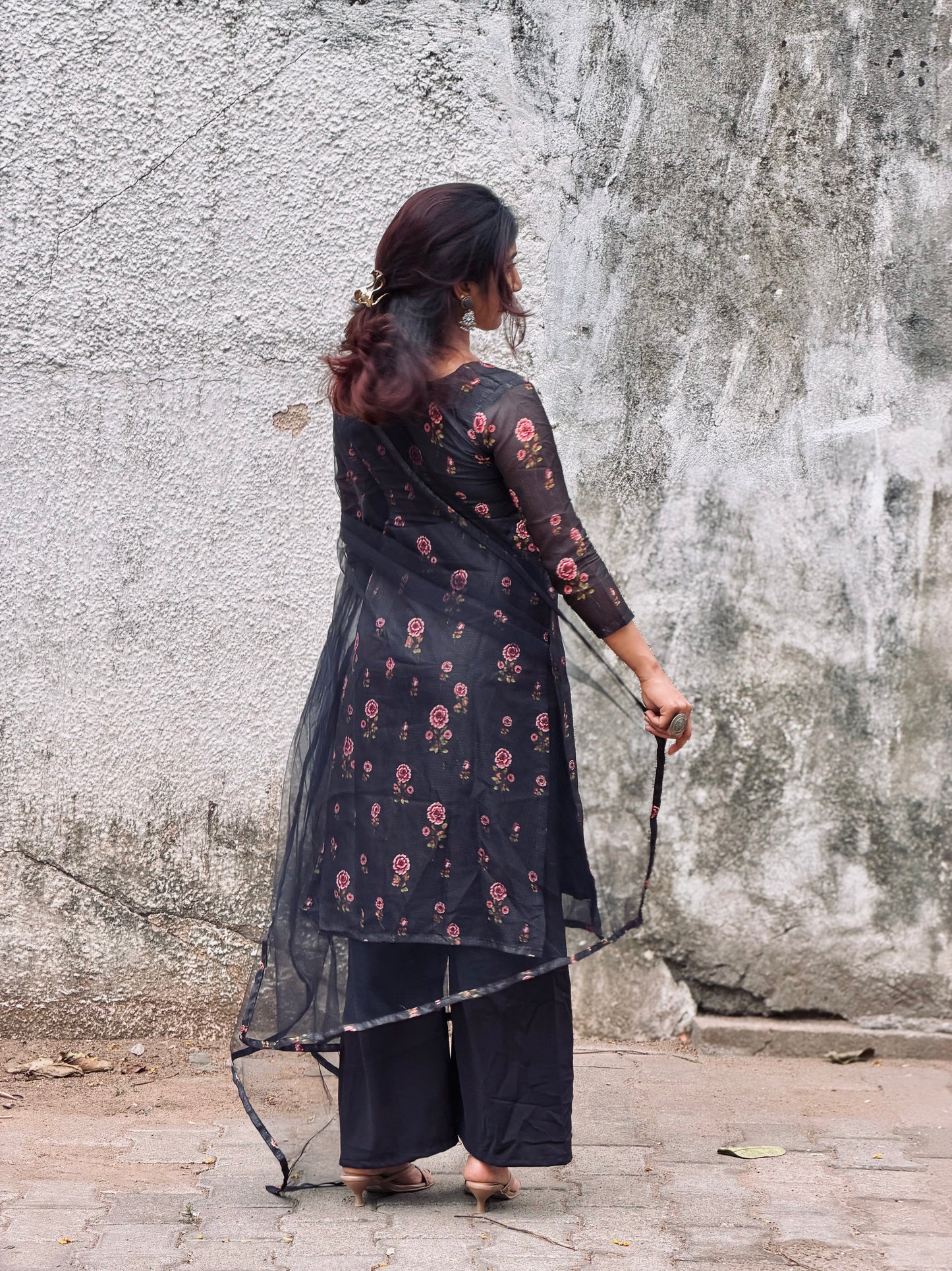Samaira Midnight Bloom Kurta and Duppatta