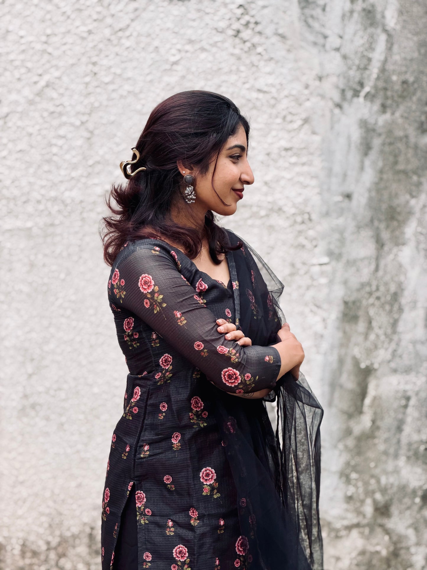 Samaira Midnight Bloom Kurta and Duppatta