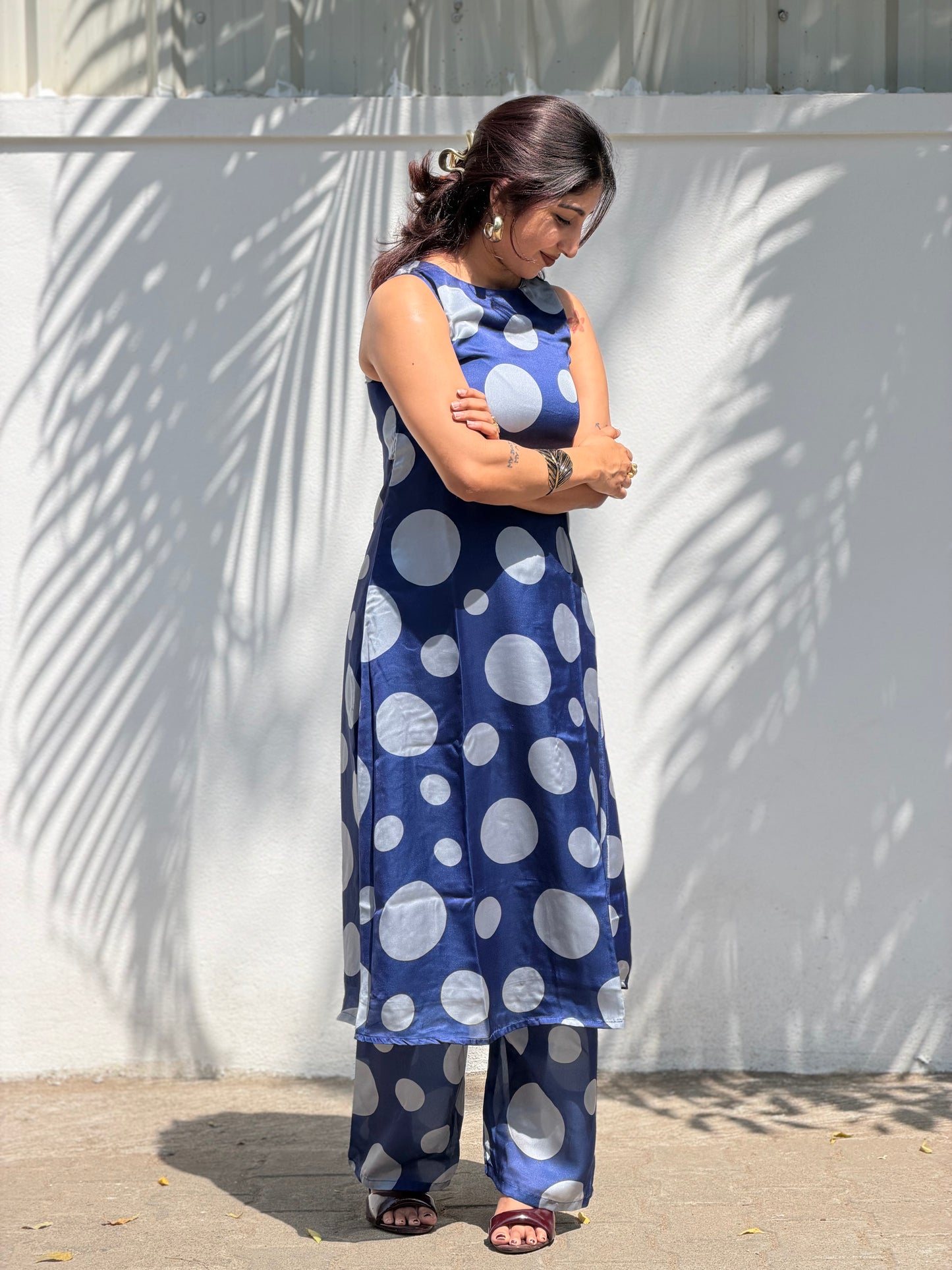 Luna - Polka Kurta Set