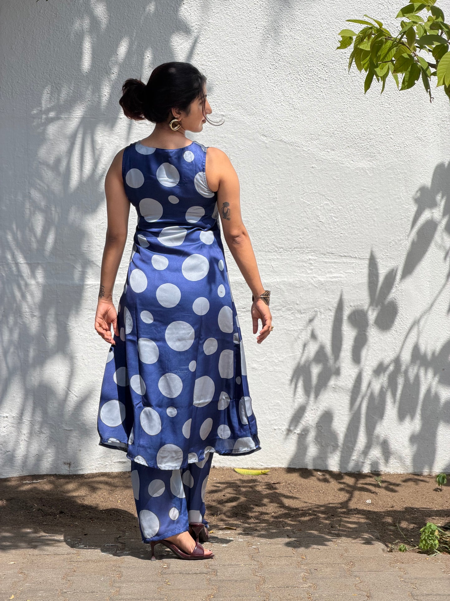 Luna - Polka Kurta Set