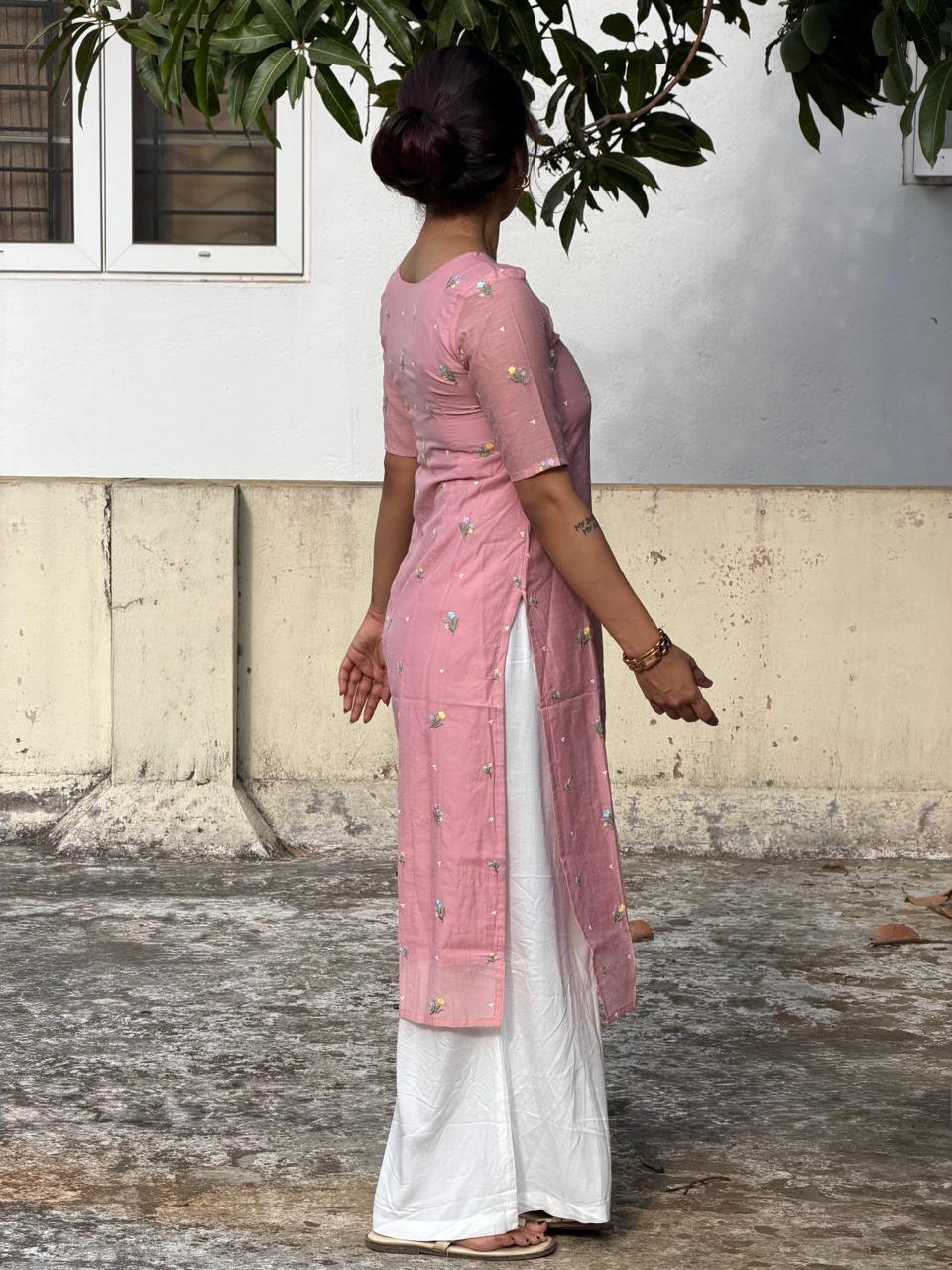 Rosalie Meadow Embroidered Kurta
