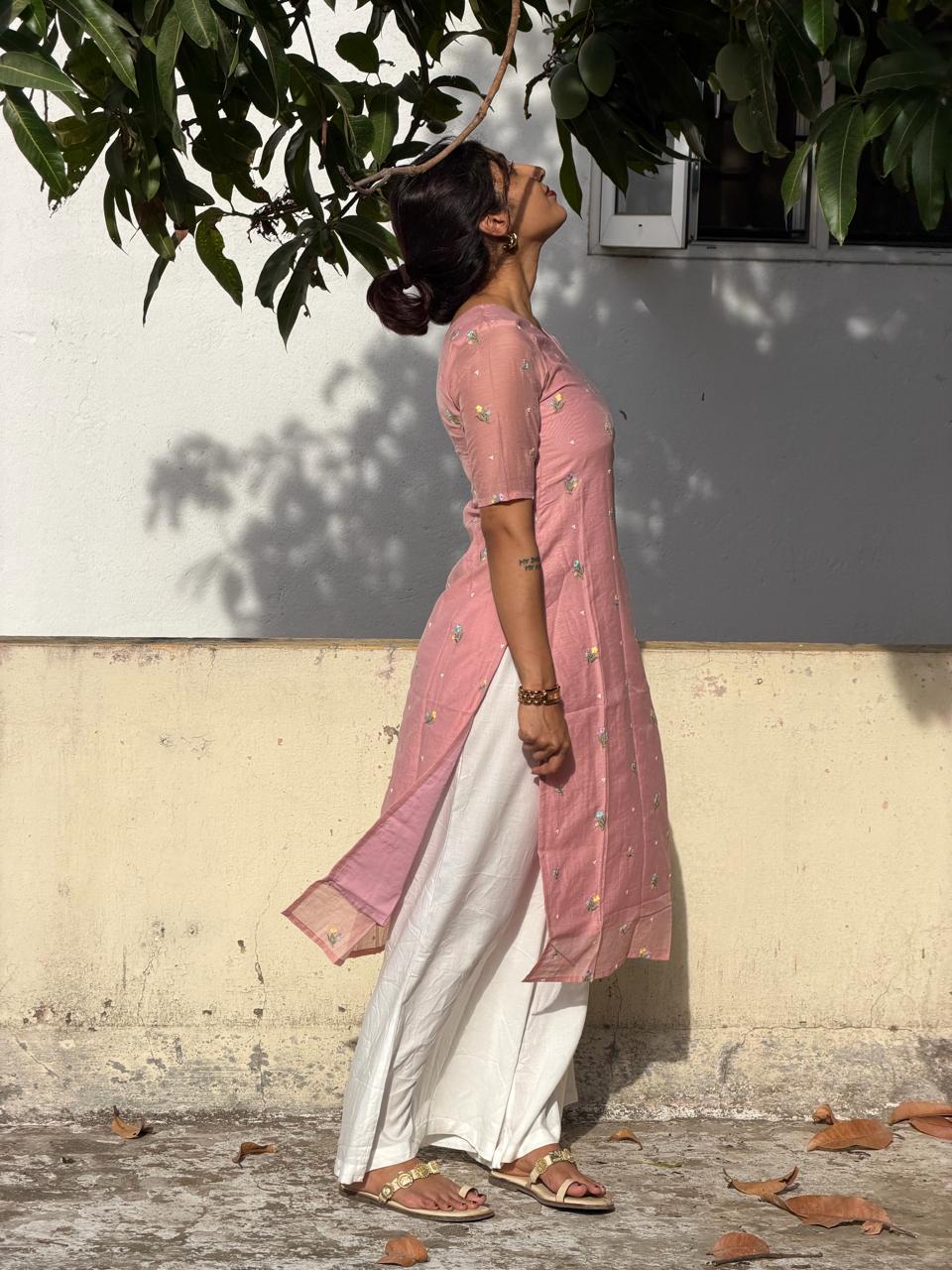 Rosalie Meadow Embroidered Kurta