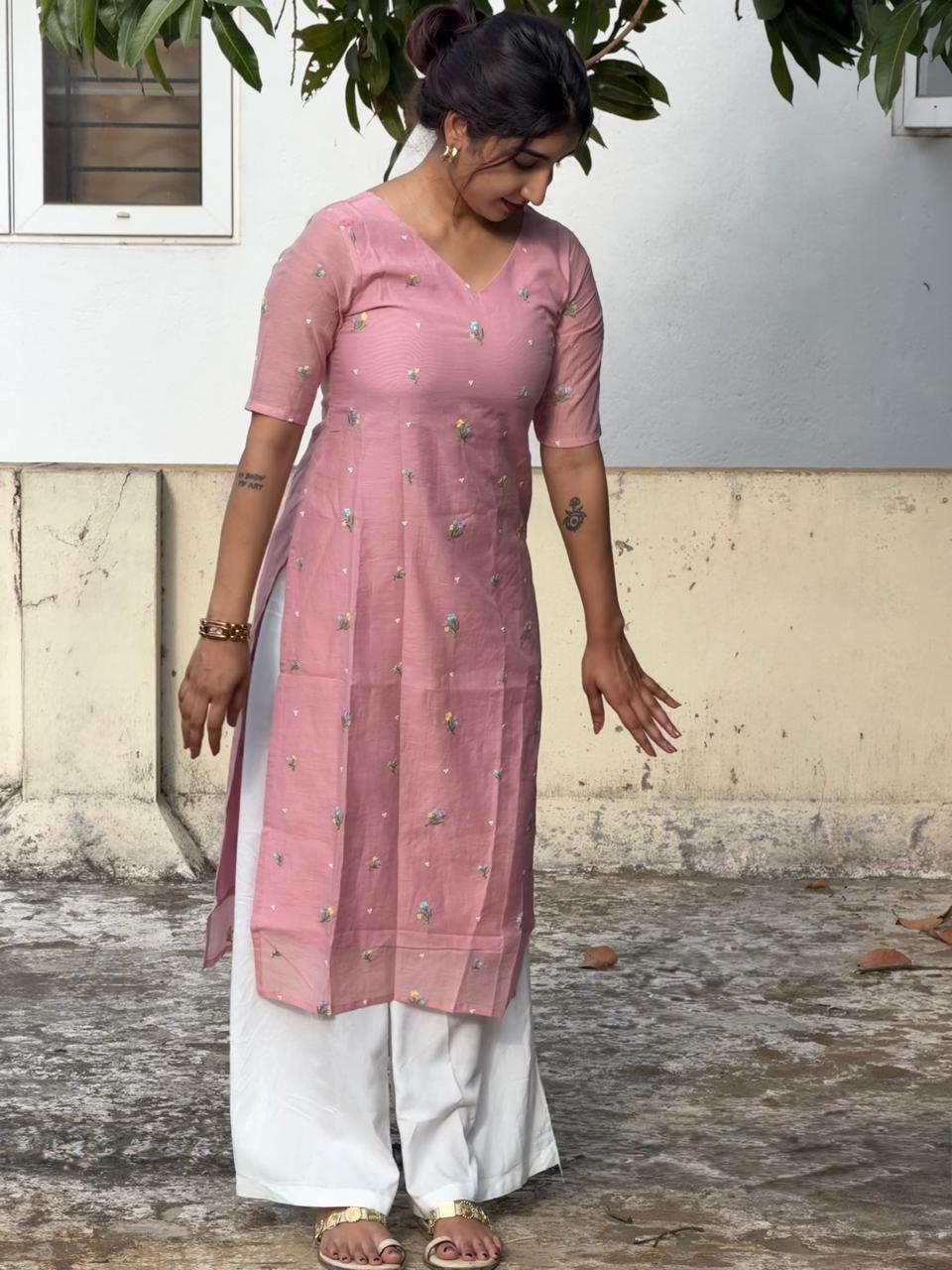 Rosalie Meadow Embroidered Kurta