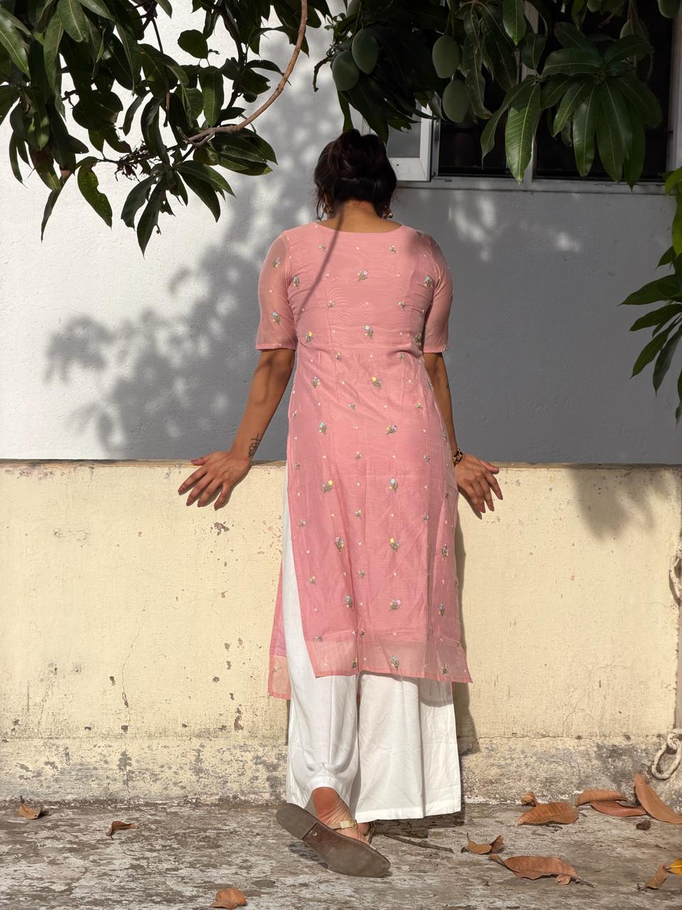 Rosalie Meadow Embroidered Kurta