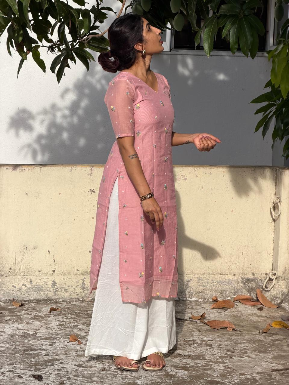 Rosalie Meadow Embroidered Kurta