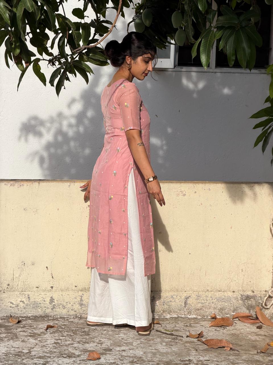 Rosalie Meadow Embroidered Kurta