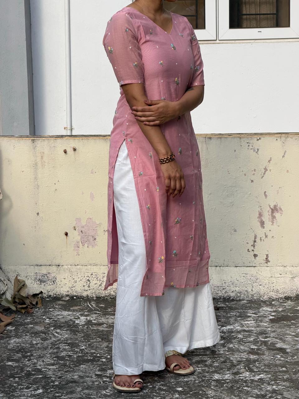 Rosalie Meadow Embroidered Kurta