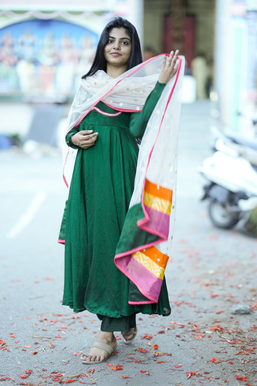 Saara Emerald Anarkali