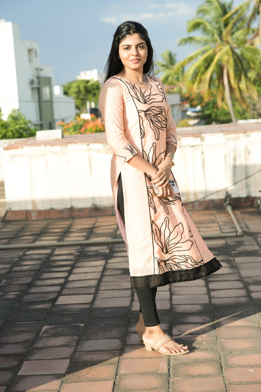 Vaanya Blush Bloom Kurta