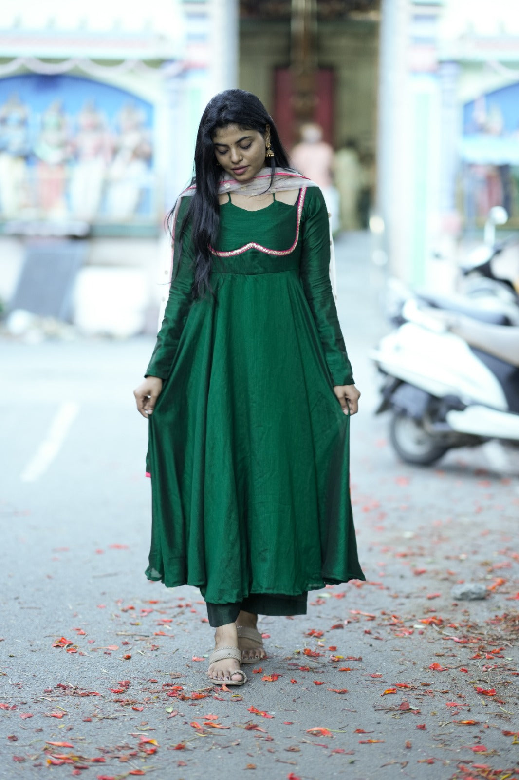 Saara Emerald Anarkali