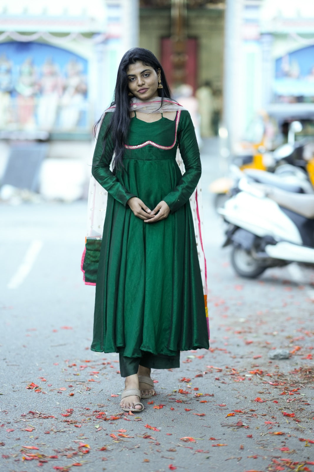 Saara Emerald Anarkali
