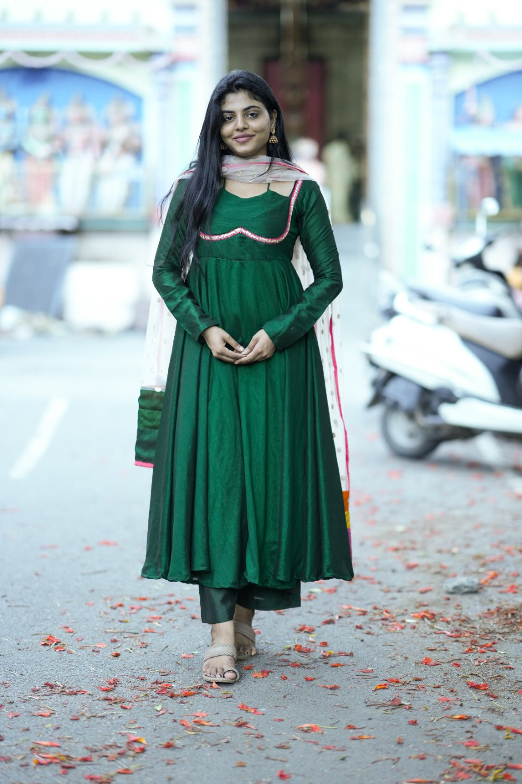 Saara Emerald Anarkali