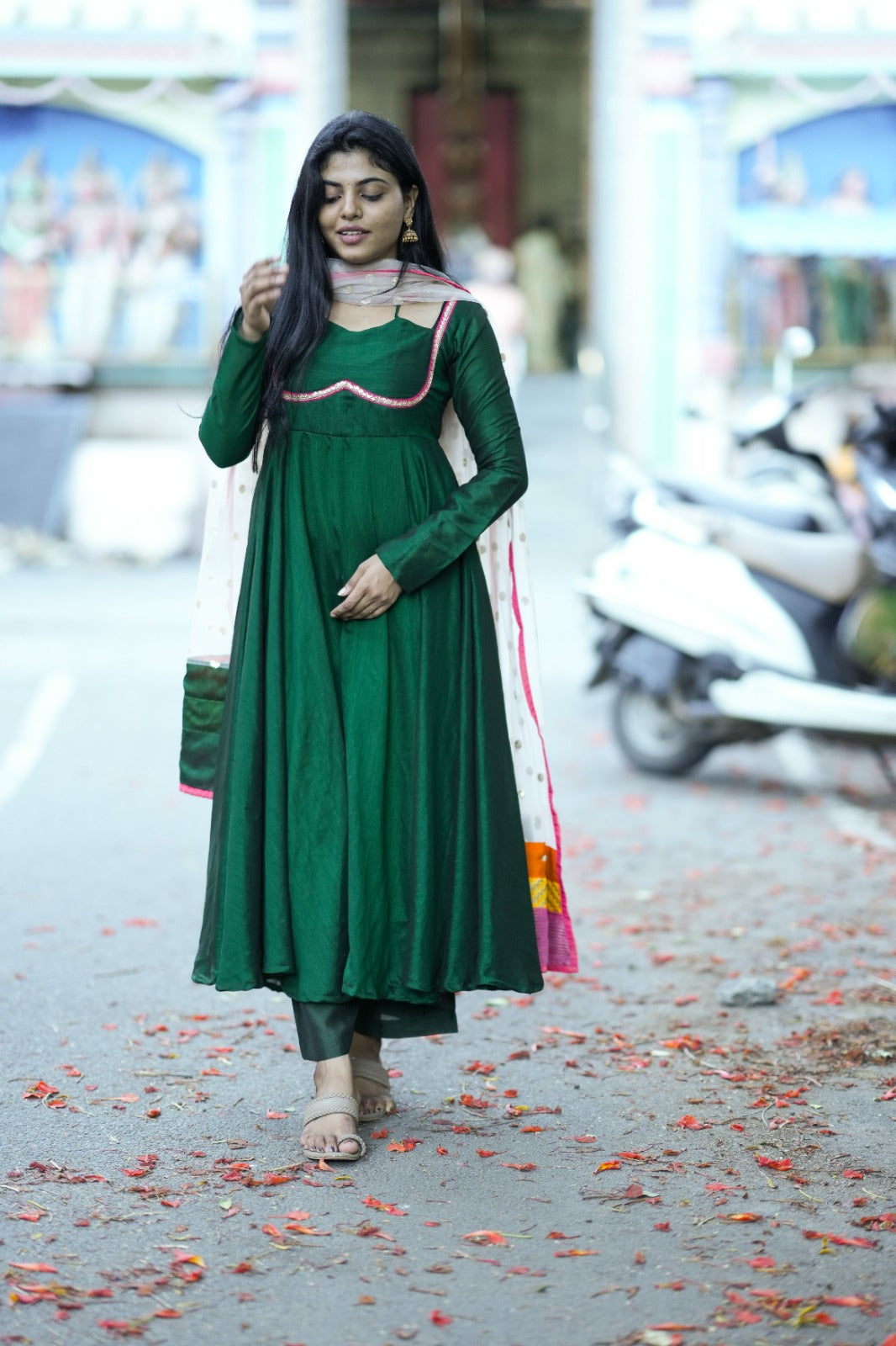 Saara Emerald Anarkali
