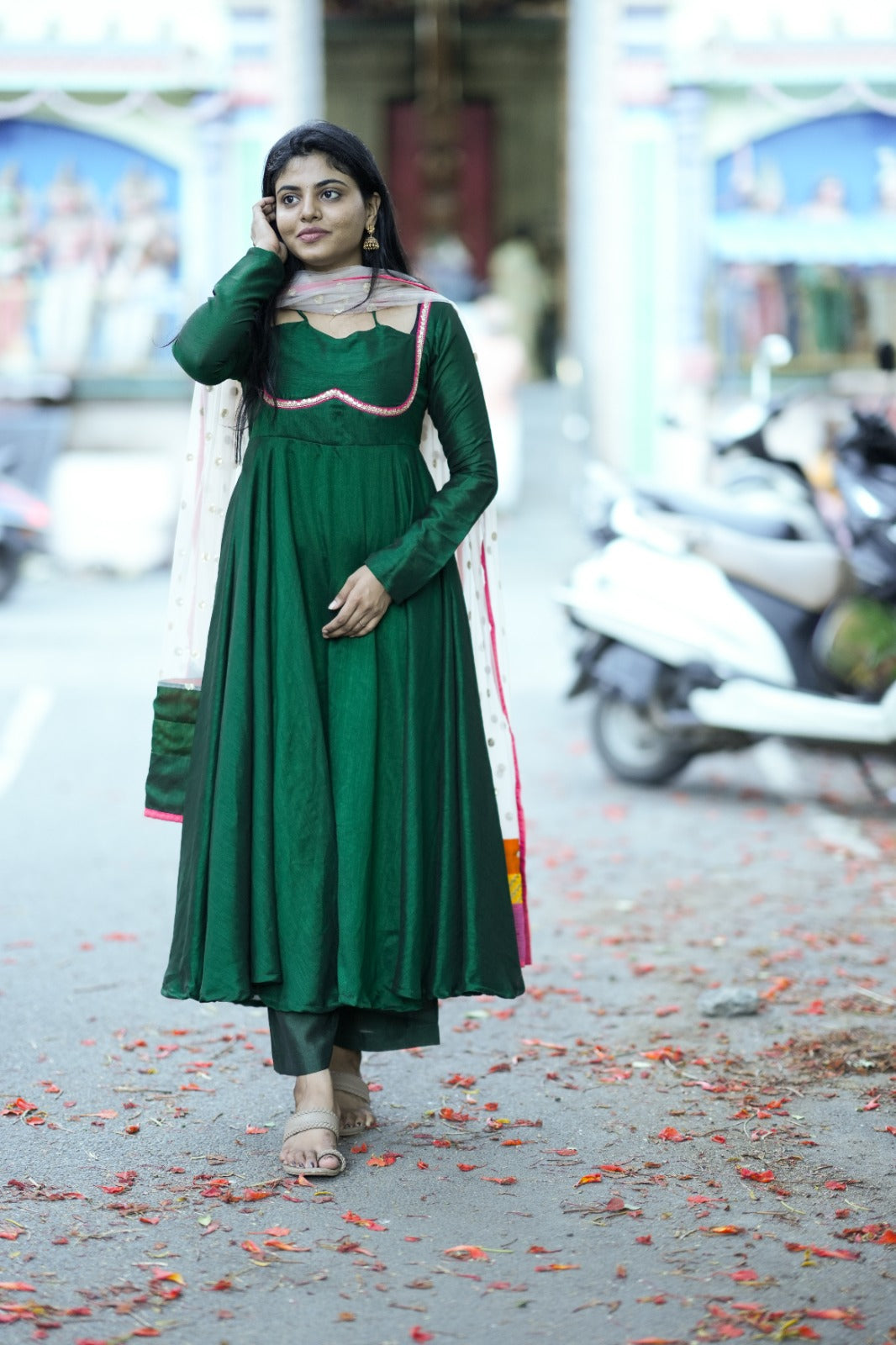Saara Emerald Anarkali