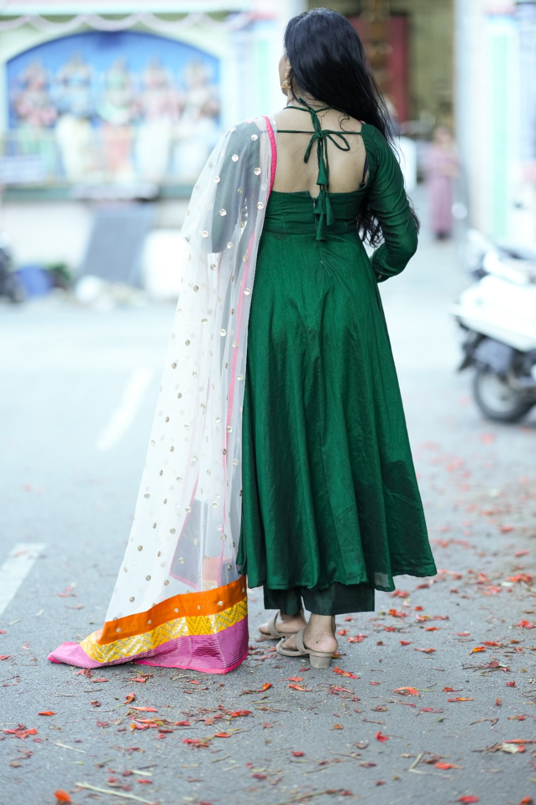 Saara Emerald Anarkali