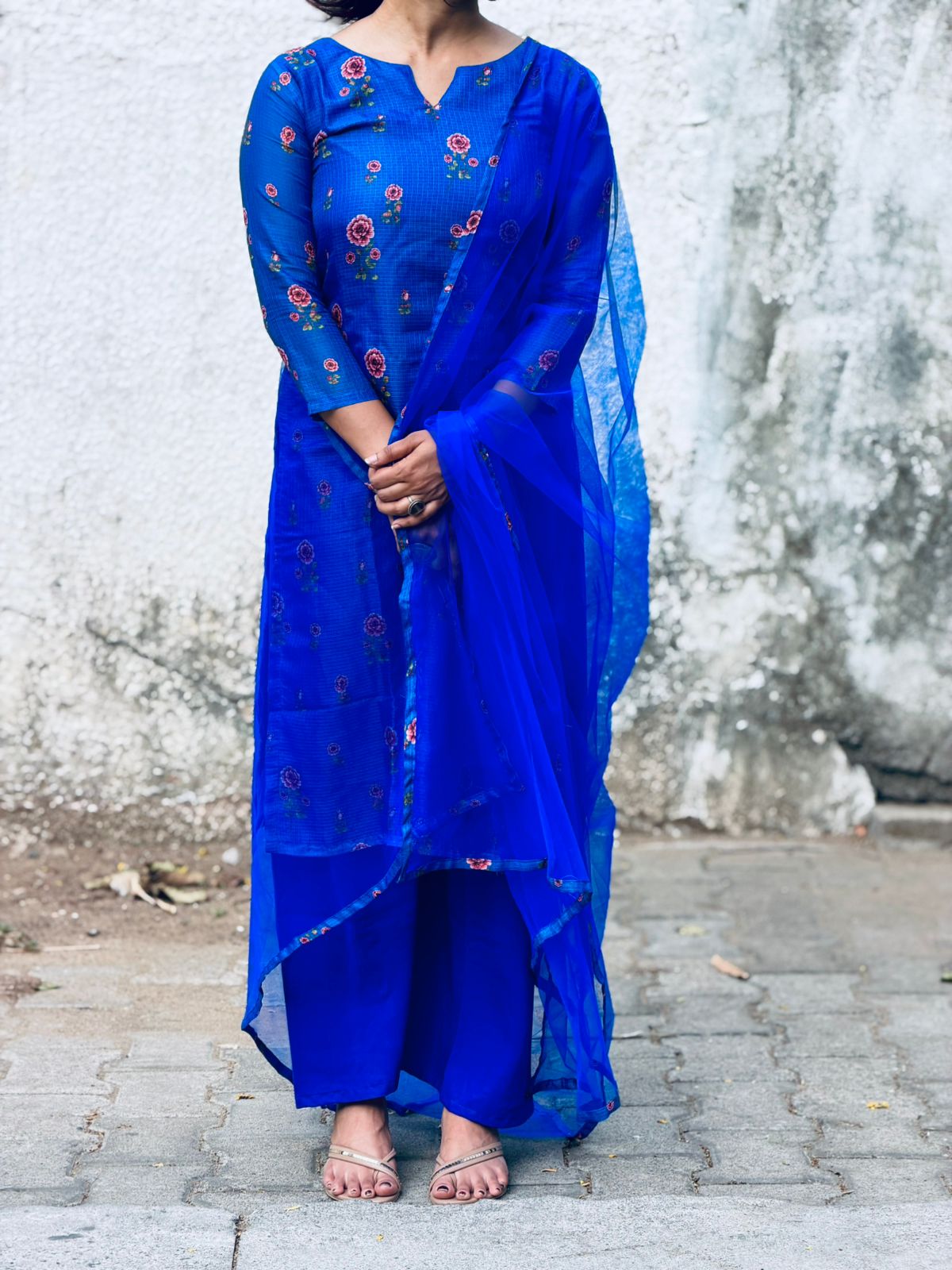 Royal Blue Comfort Palazzo