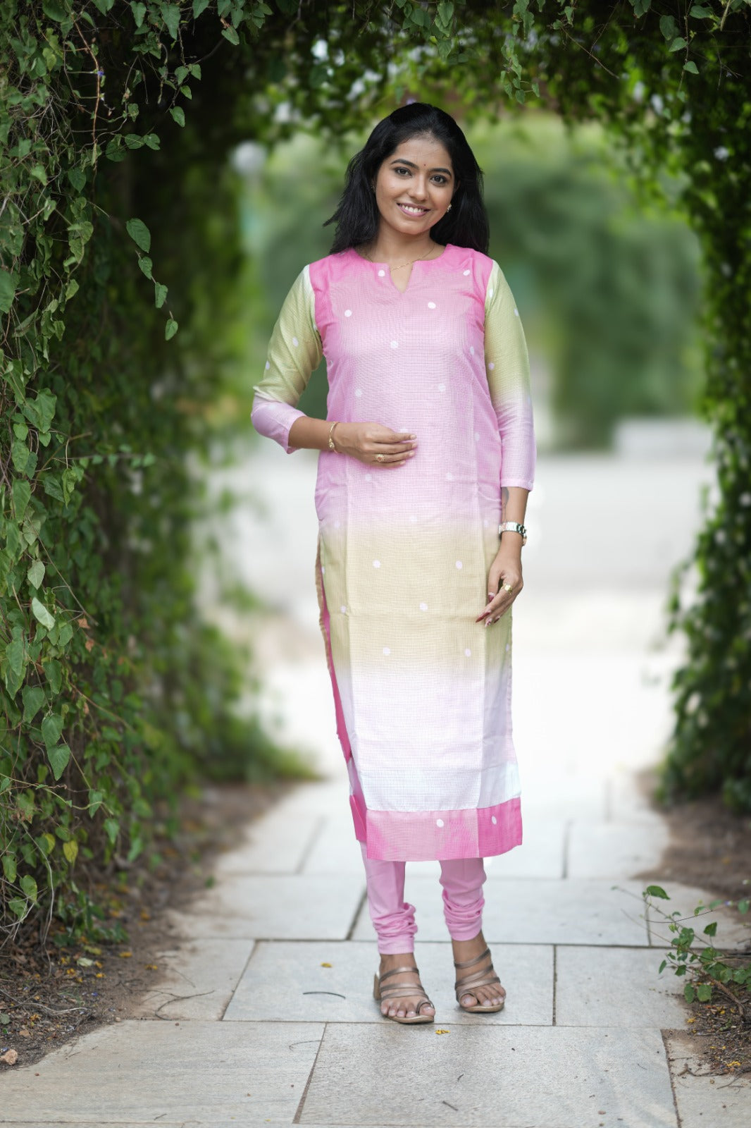 Anika Pastel Meadow Kurta