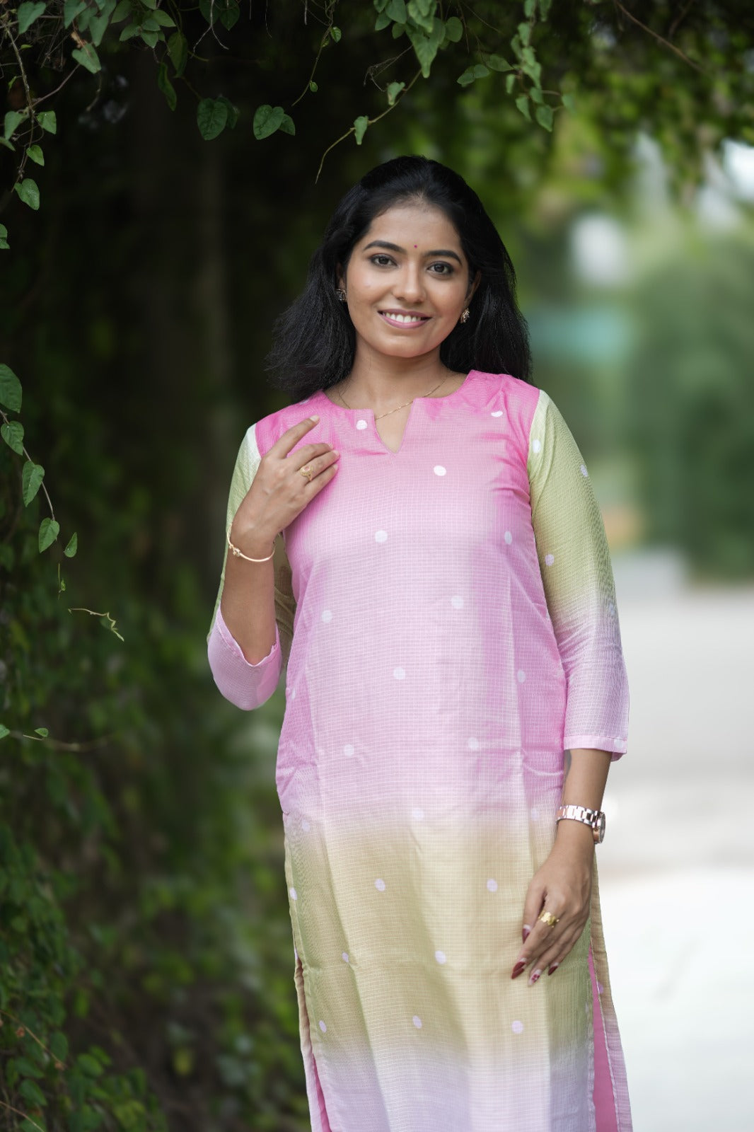 Anika Pastel Meadow Kurta