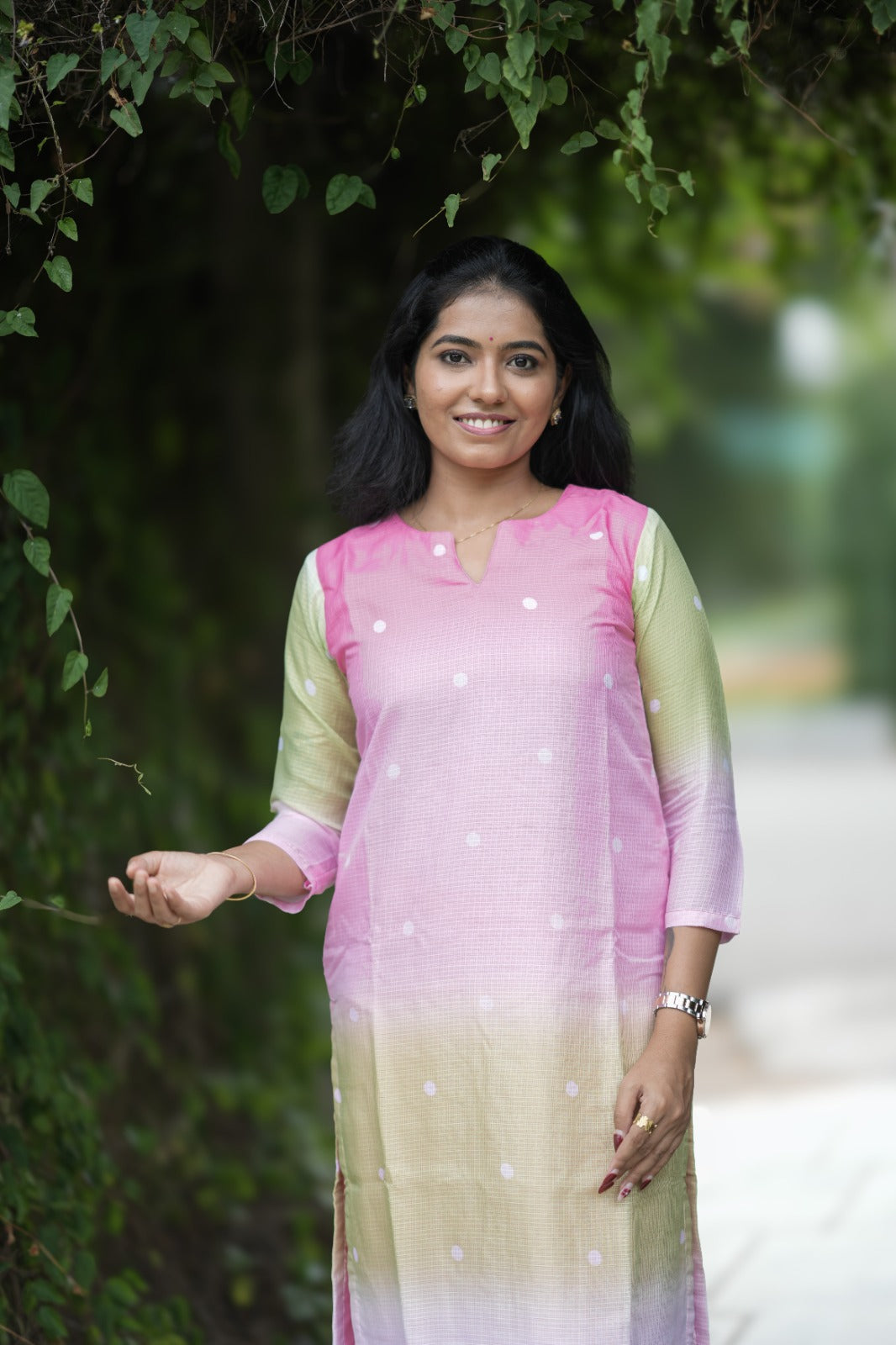 Anika Pastel Meadow Kurta