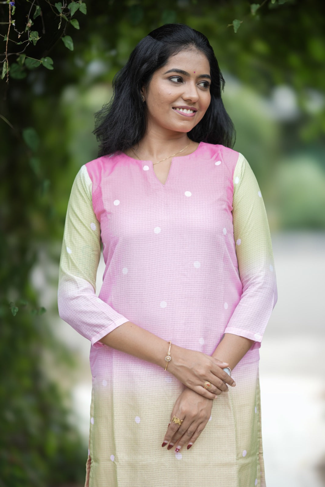 Anika Pastel Meadow Kurta