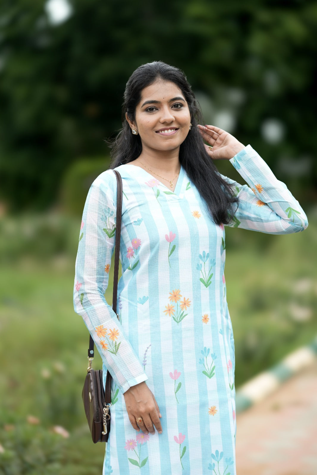 Saanvika Sky Kota Kurta