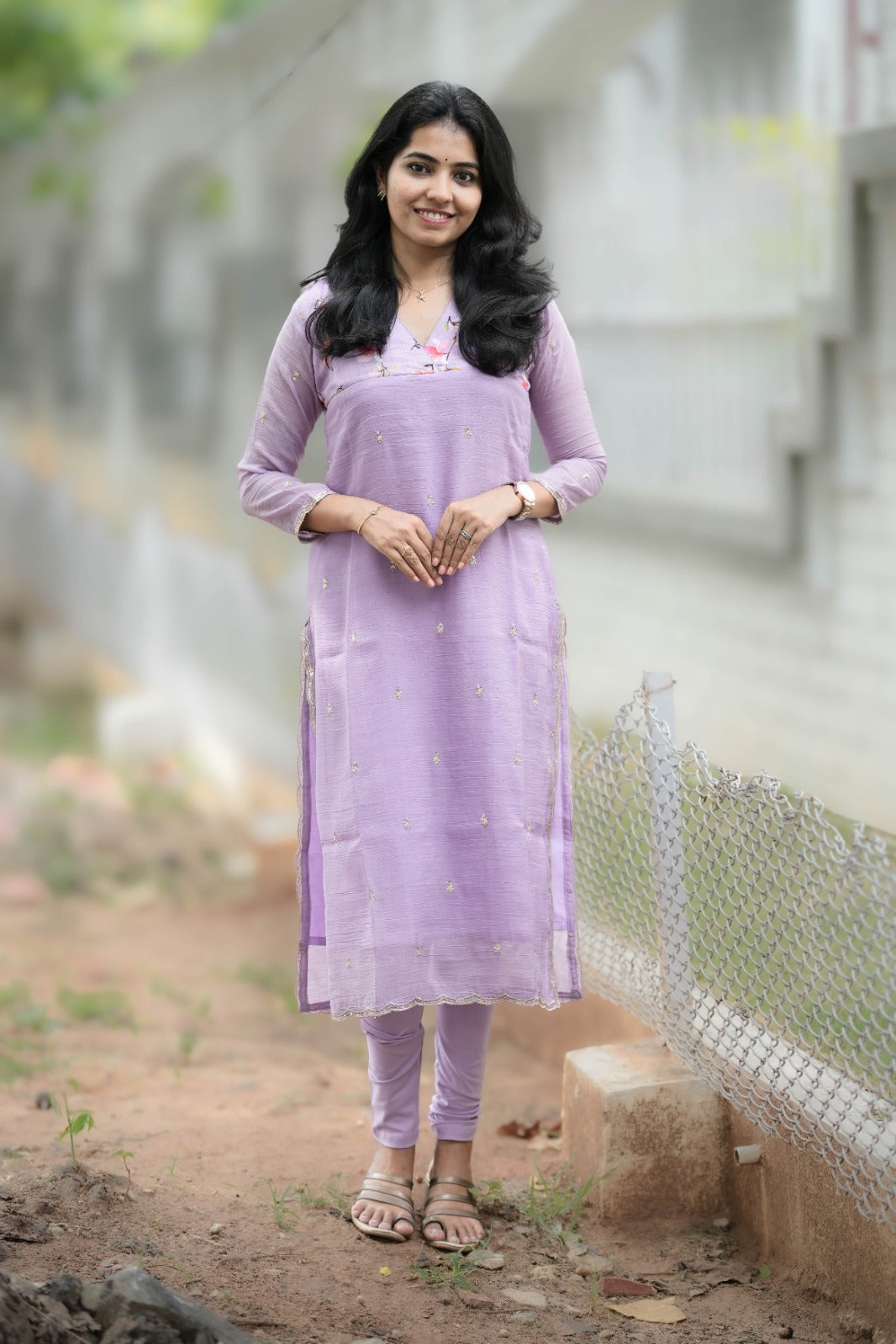Nila - Lavendar Bloom Kurta