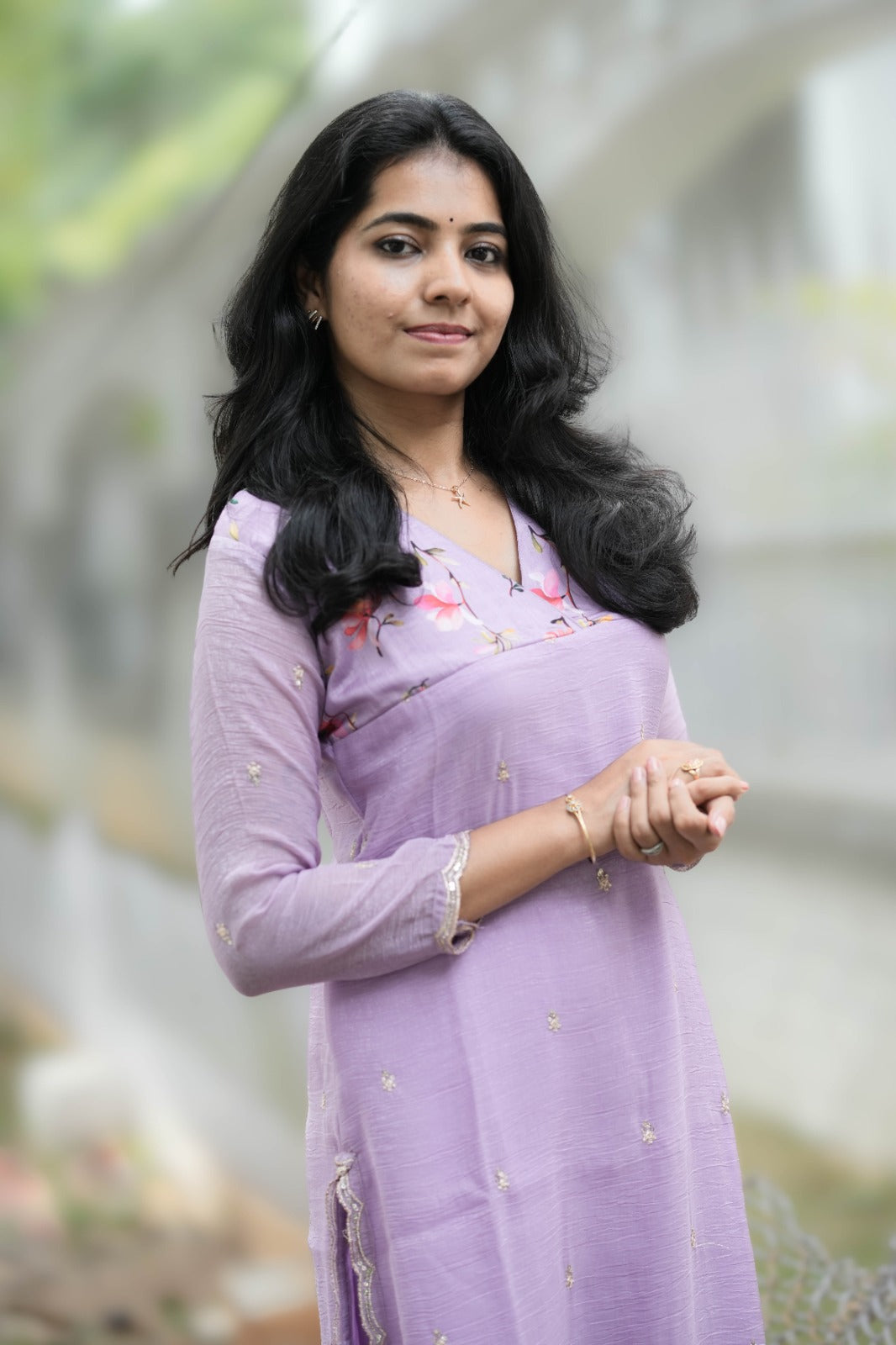 Nila - Lavendar Bloom Kurta