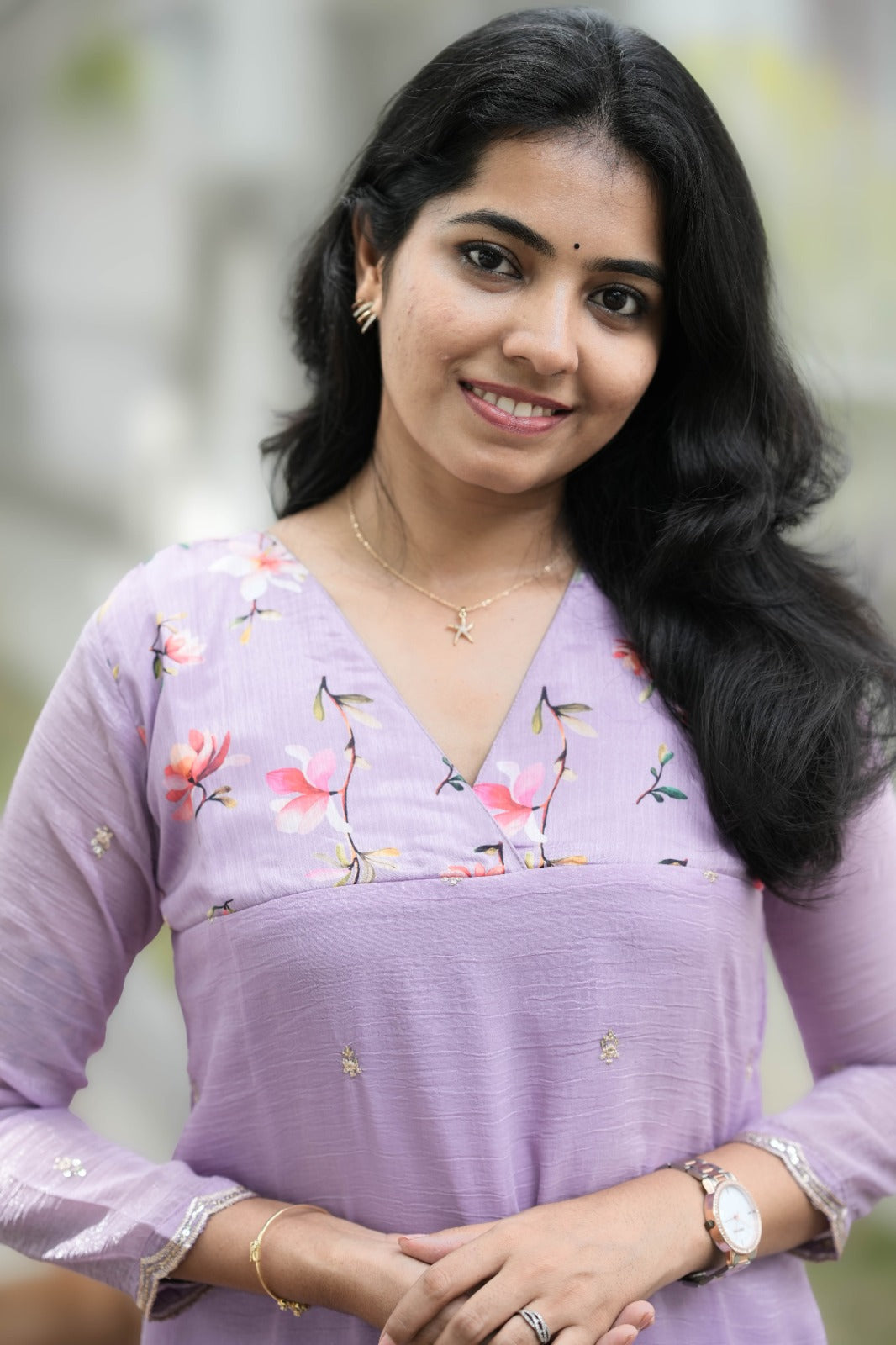 Nila - Lavendar Bloom Kurta