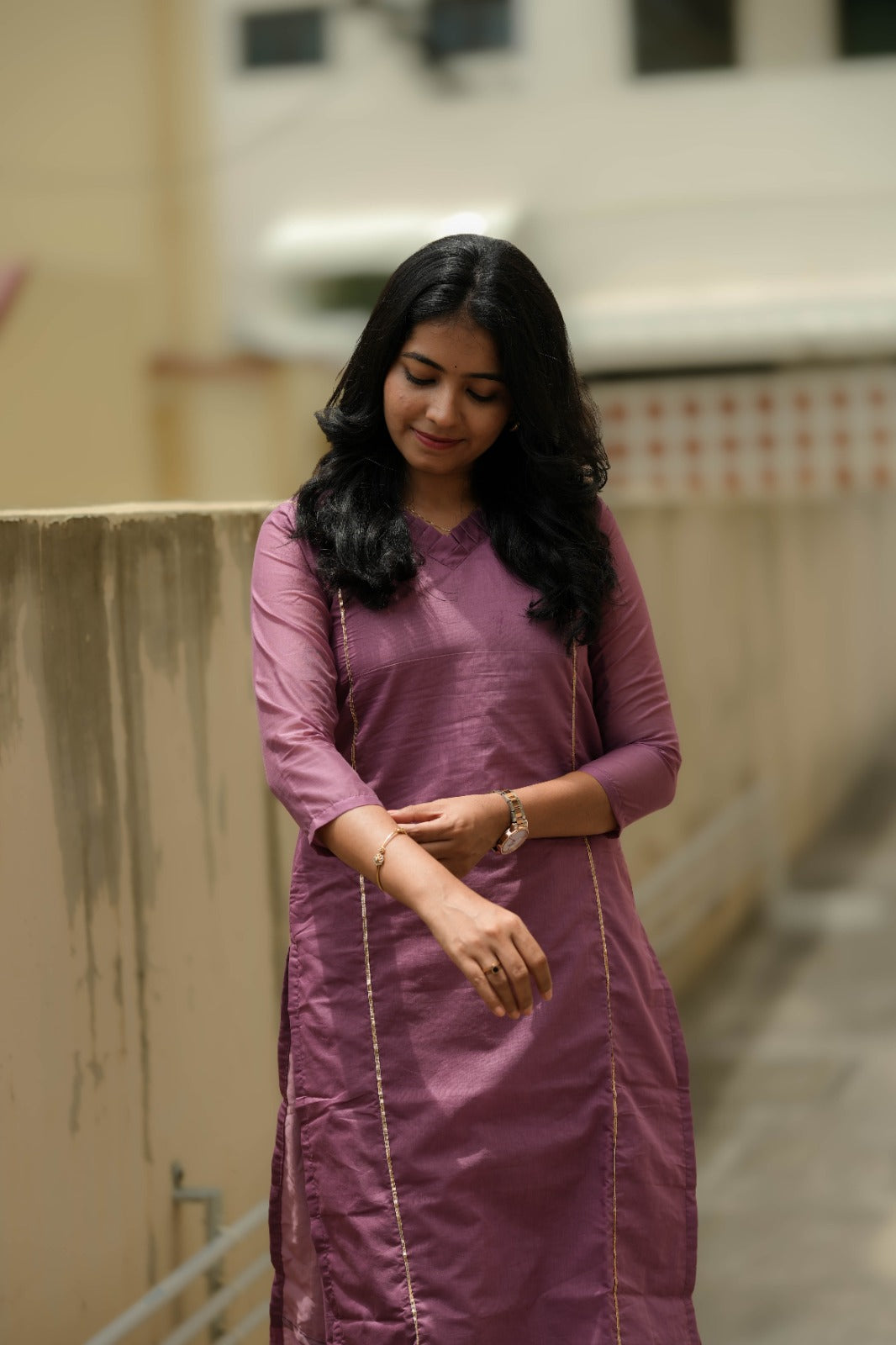 Aadhira Mauve Kurta Set