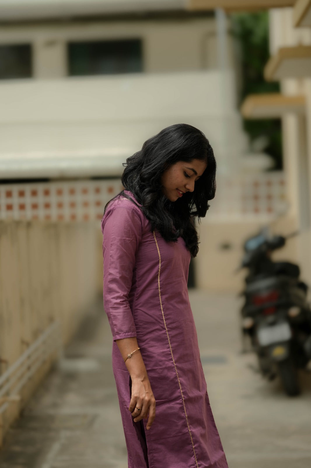 Aadhira Mauve Kurta Set