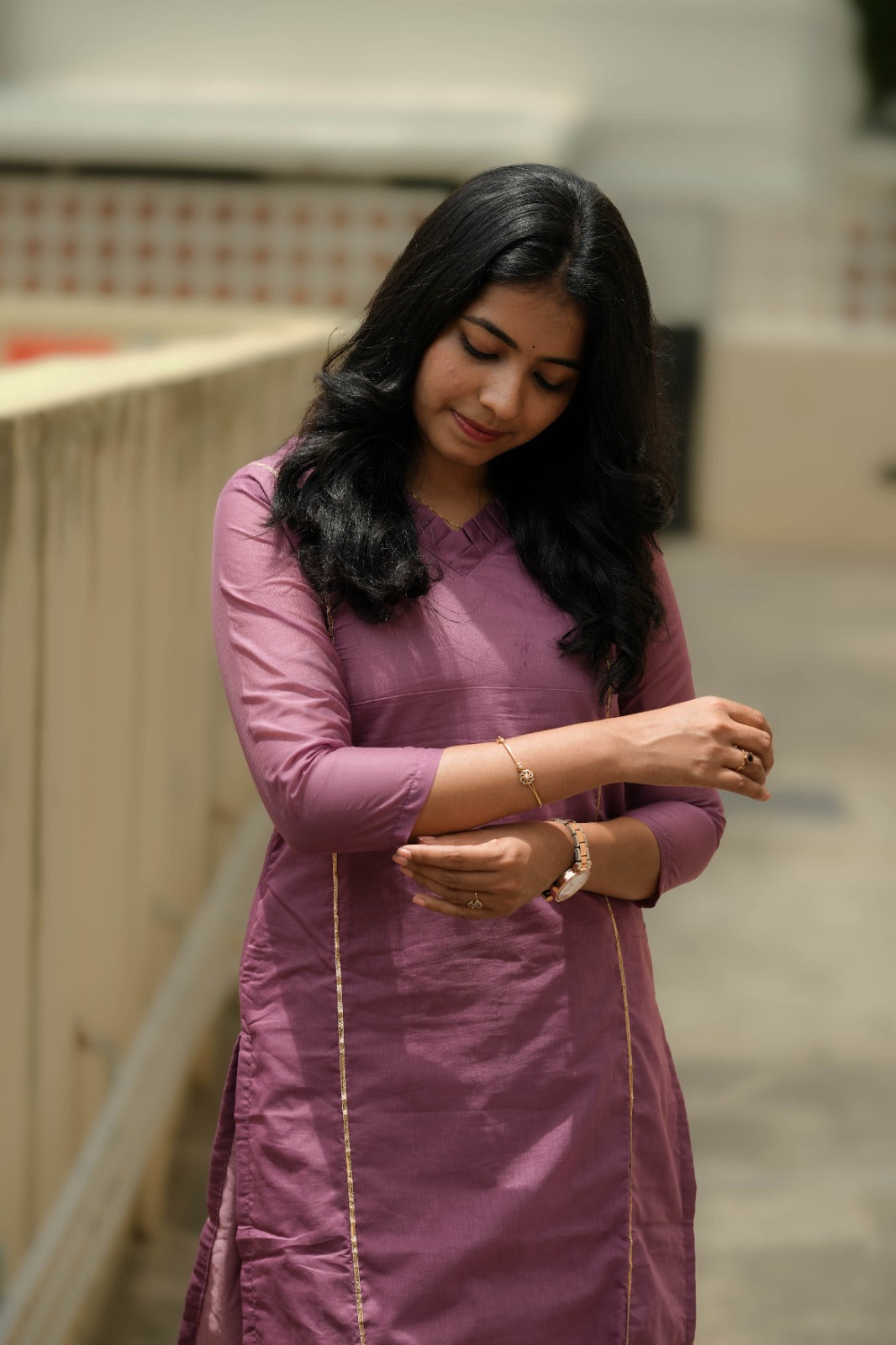 Aadhira Mauve Kurta Set