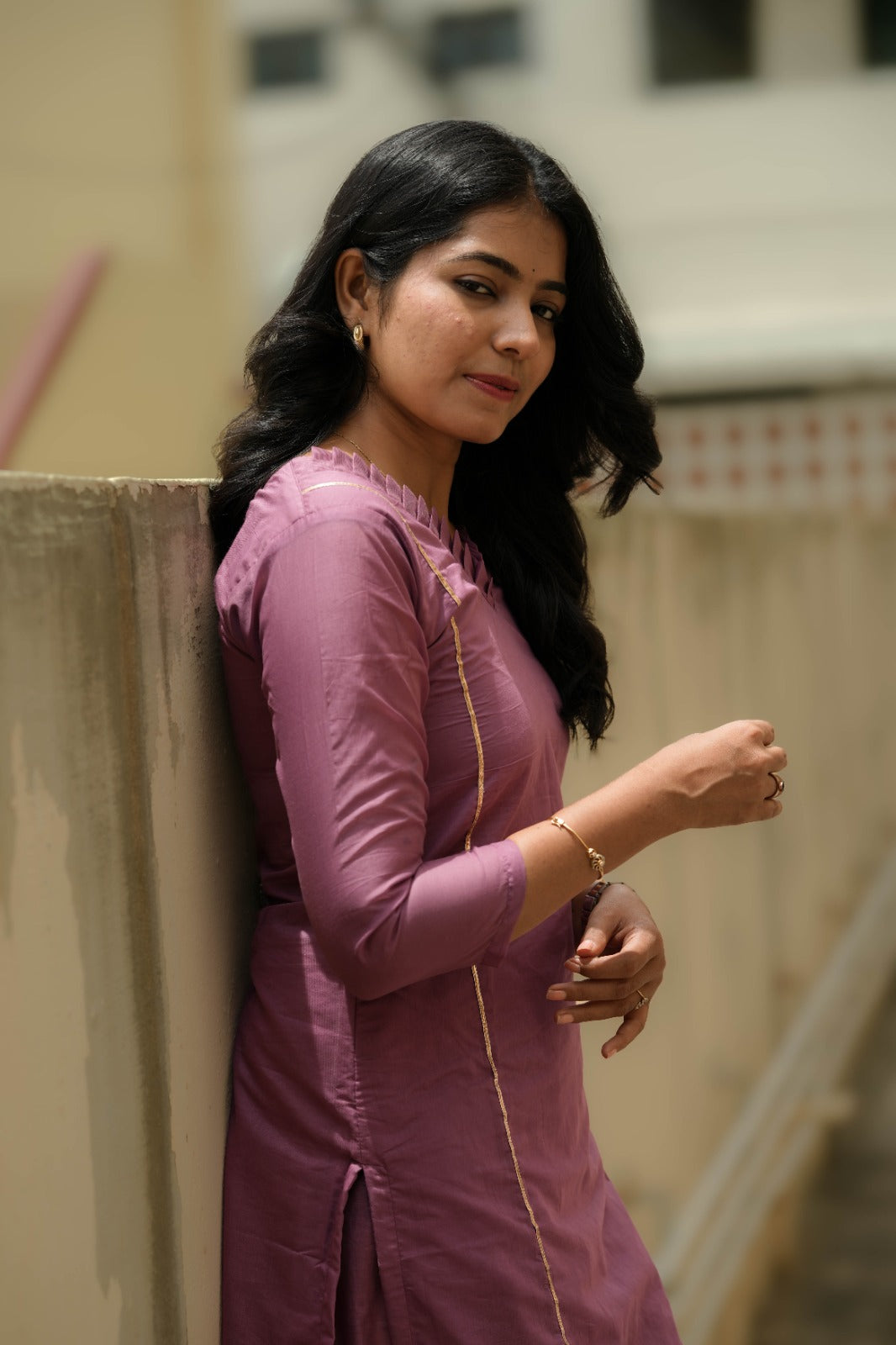 Aadhira Mauve Kurta Set