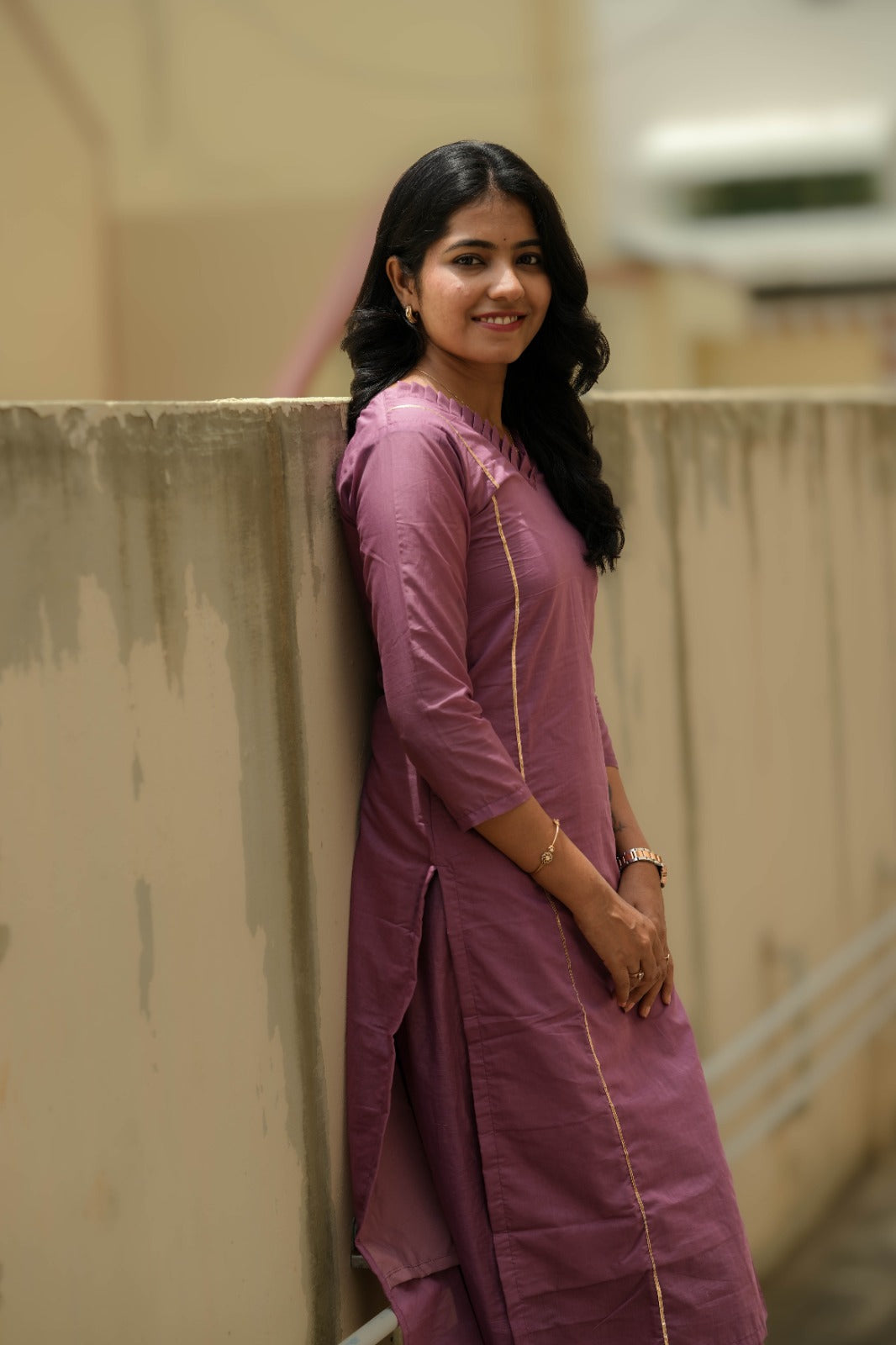 Aadhira Mauve Kurta Set
