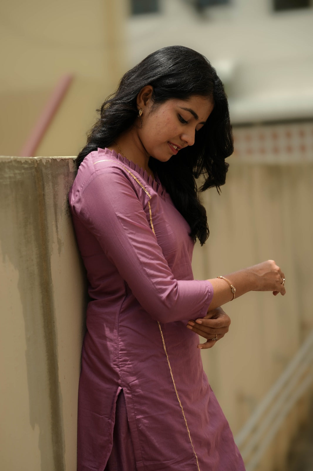 Aadhira Mauve Kurta Set