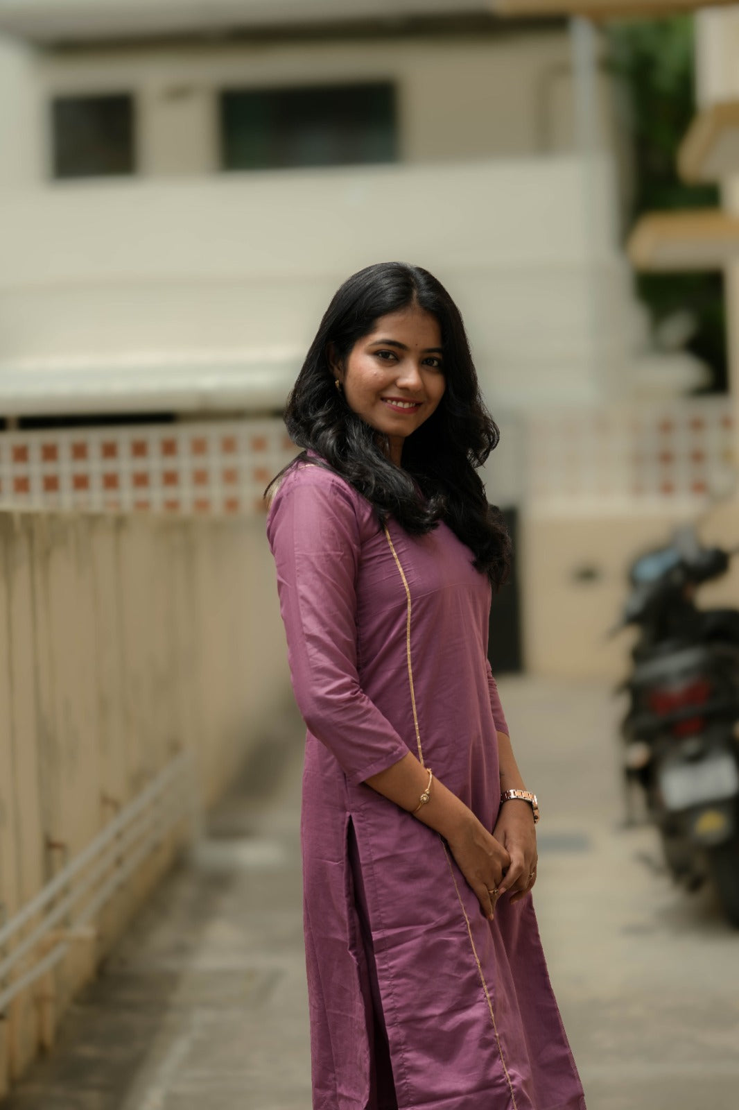Aadhira Mauve Kurta Set