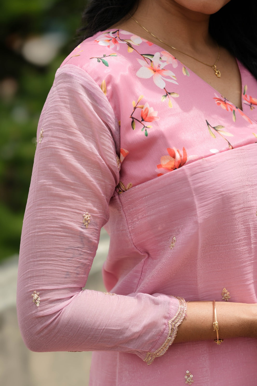 Nila - Pink Bloom Kurta