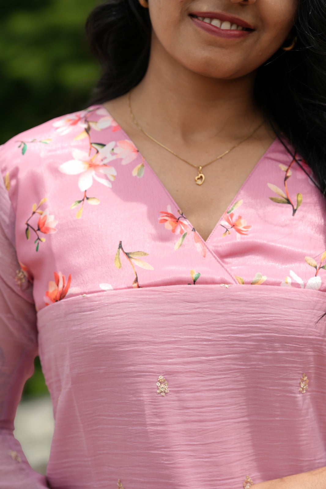 Nila - Pink Bloom Kurta