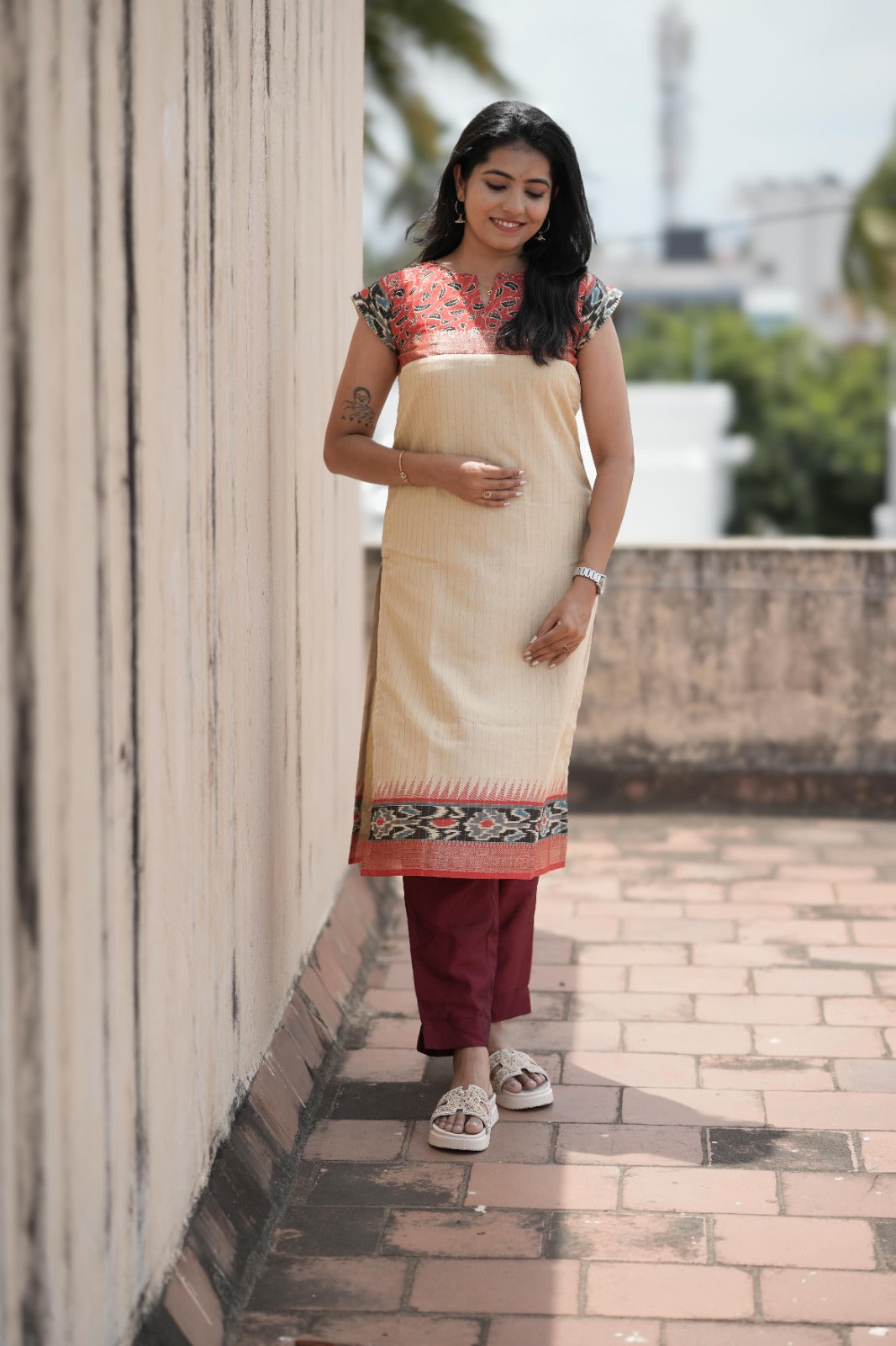 Mithra Ivory Heritage Kurta