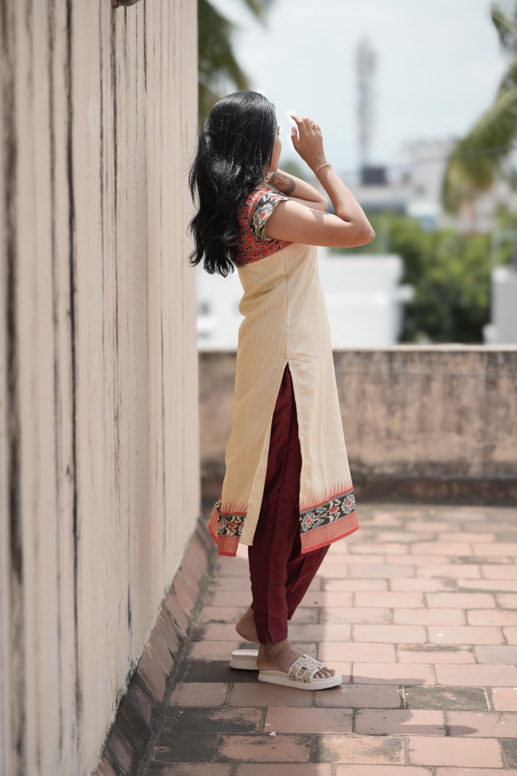 Mithra Ivory Heritage Kurta